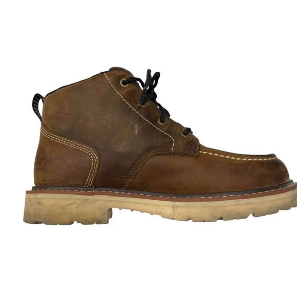 Ariat Rustic Brown Leather Boots - Picture 4 of 9